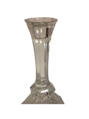 New 8" Clear Glass Pillar Candle 🕯 Stick Holder‎ Home Decor